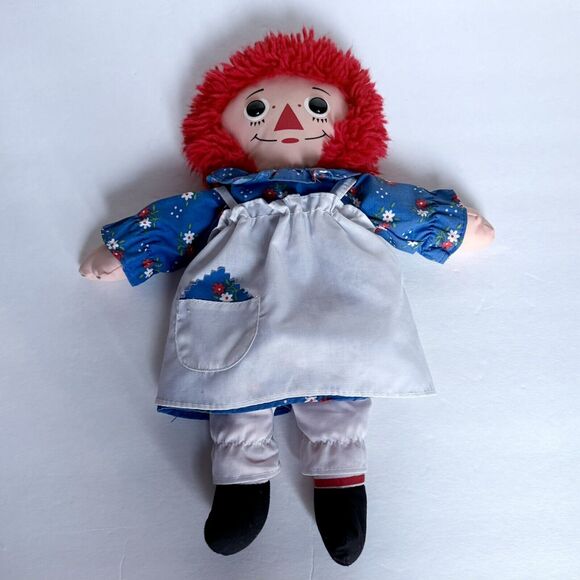 Set of 2 Playskool Vintage 80s Raggedy Ann Doll and Raggedy Andy Doll 12" *READ* - Picture 10 of 16
